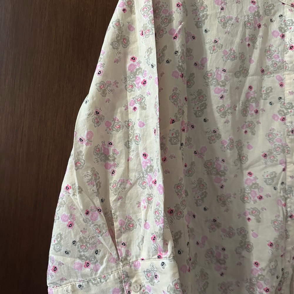 Lane Bryant Button Down Cotton Blouse